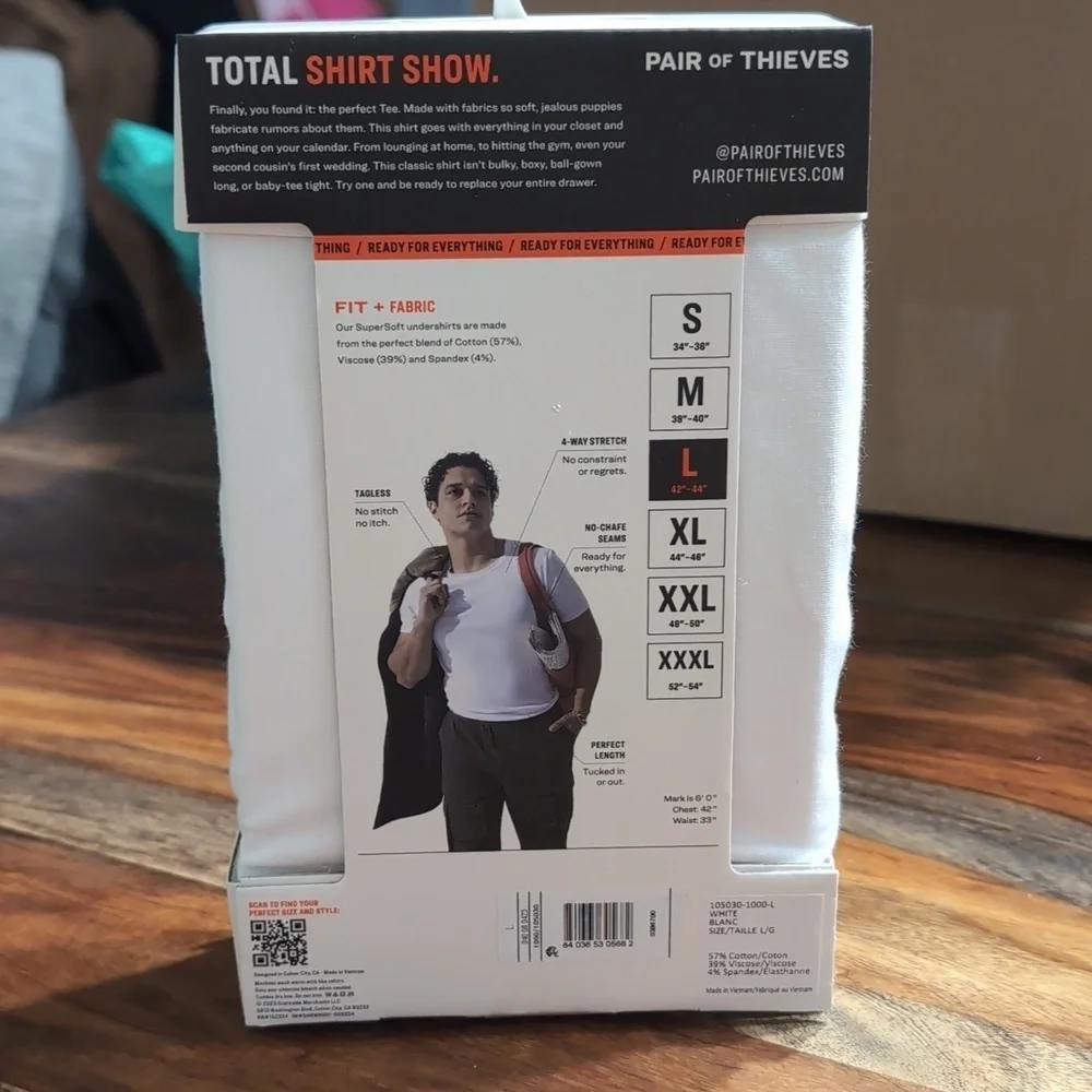 Pair Of Thieves Classic Tee 2 Pack Size Large